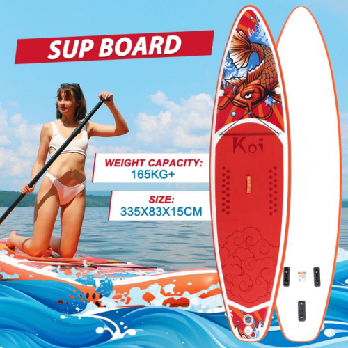 Доска SUP надувная FunWater KOI 11′" однослойная 996382 фото 3