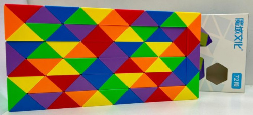 Кубик Рубика Змейка 72 звена микс QiYi blocks 998721 Кубик Рубика Змейка 72 звена микс QiYi blocks 998721