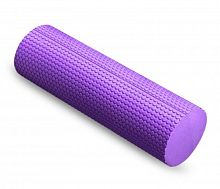 Ролик массажный для йоги 60*15 см сиреневый цельный 01546 EasyFit