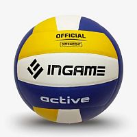 Мяч волейбольный Ingame Active IVB-101 сине-желто-белый 995556