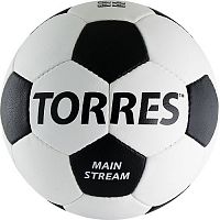 Мяч футбольный №5 Torres Main Stream бело-черный 30185