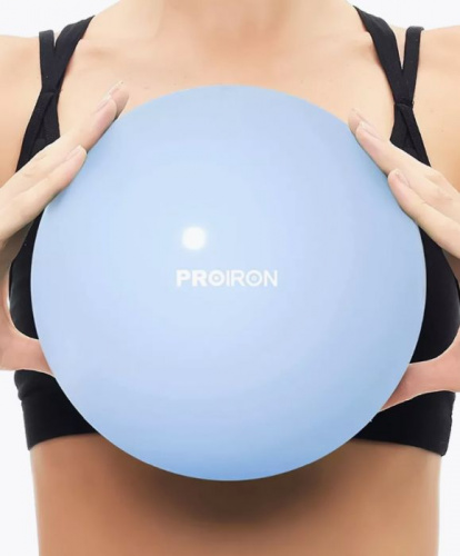 Мяч для йоги 25-30 см голубой ProIron 996576