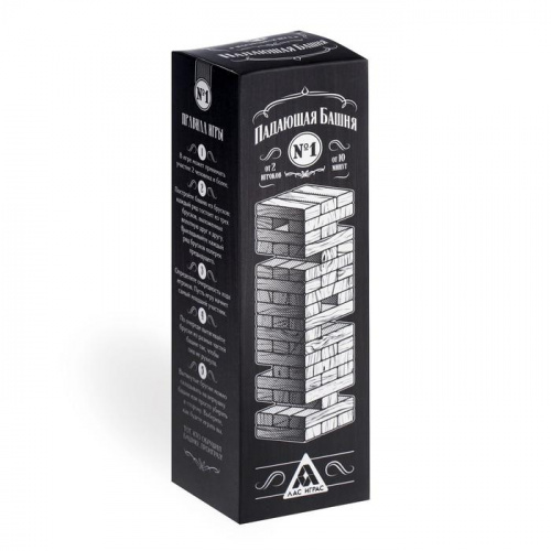 Игра Башня падающая Баланс, аналог Дженга (Jenga) №1 4571708 фото 4