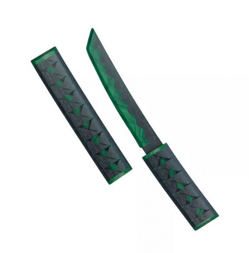 Макет ножа Танто Малахит (Malachite) Standoff 00322