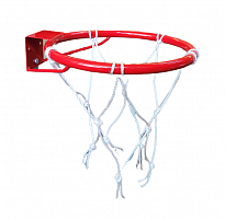 Кольцо баскетбольное №2 с сеткой d внутр-25 см, d внеш-27,5 см 03340