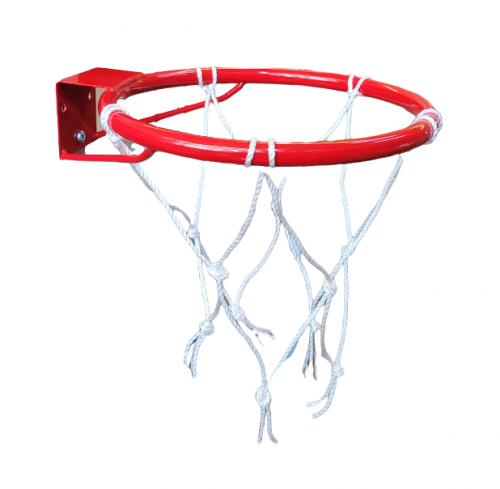 Кольцо баскетбольное №2 с сеткой d внутр-25 см, d внеш-27,5 см 03340