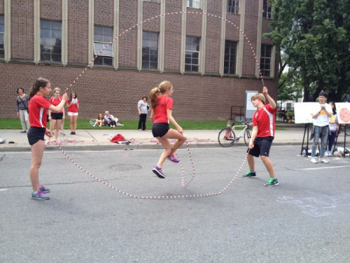 Скакалка 12 м для групповых прыжков 14 мм (полипропилен) 996138 фото 3