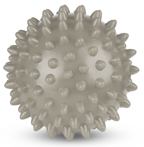 Мяч массажный 07,5 см (шарик) твердый серый 6992-1 03233