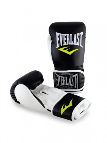 Перчатки боксерские 10 унц Everlast черно-золотой 03103 фото 3