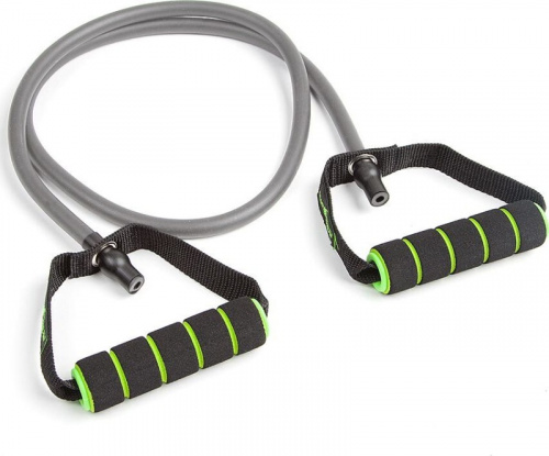 Эспандер для пресса (1 силик жгут) M 1393 1,5 м серый жгут Resistance Cord