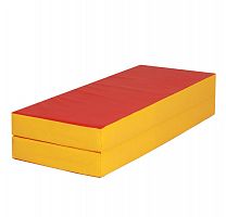 Мат 1,0 х 0,8 х 0,1 м складной красно-желтый 997428