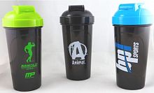 Шейкер 700 мл черный с салатовой крышкой Arnold Animal BPI Sports 01623