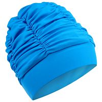 Шапочка для плавания для душа (с драпировкой) Lycra бирюзовый 3285669