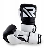 Перчатки боксерские 12 унц Rage черно-белый 03156