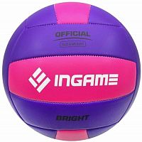 Мяч волейбольный Ingame Bright фиолетово-розовый 995558