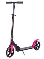 Самокат 180 мм розовый-черный 09020 Самокат 180 мм розовый-черный 09020