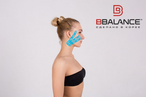 Тейп BBalance бежевый 5 м х 5 см перфор, шелк, для лица BB Lymph Face 998559 фото 2