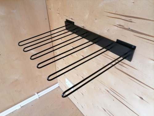 Кронштейн настенный для хранения спортинвентаря 55х8 см 996315 фото 2