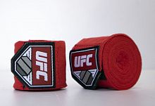 Бинты боксерские 3 м х/б + эластан красный UFC 04652