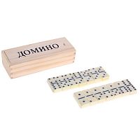 Домино кость 2х4 см в дерев кор "Мокара" 468989