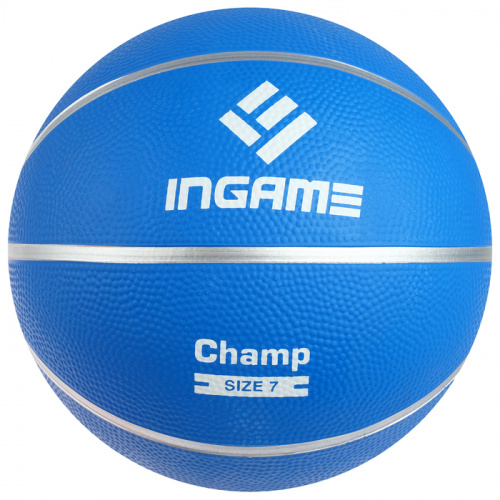 Мяч баскетбольный №7 PVC Ingame Champ синий 5073166 фото 2