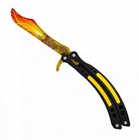 Макет ножа Бабочка фанера V2 6 мм Знания Дракона Dragon Lore CS GO 0241 998470