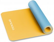 Коврик для йоги 0,5х61х173 см желто-голубой IN106 01464