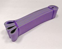 Эспандер-кольцо замкнутое 2,08м х 4,5мм х 4,5 см фиолетово-серый 55 кг "Растяжка" 996028