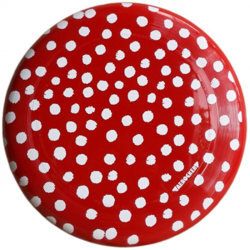 Диск Фрисби 25 см Aerocker Мухомор-фрисби и точка красный 62622 Диск Фрисби 25 см Aerocker Мухомор-фрисби и точка красный 62622