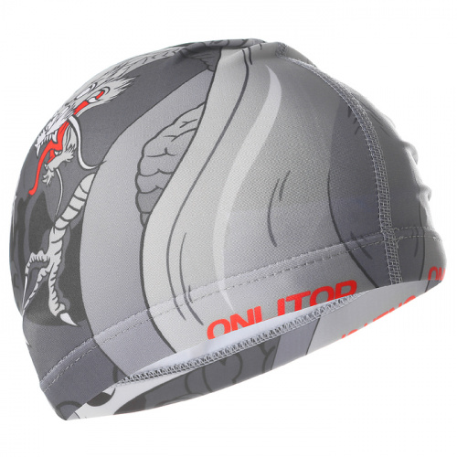 Шапочка для плавания Lyc Onlitop Рыба и Дракон серая 3242955 фото 2 Шапочка для плавания Lyc Onlitop Рыба и Дракон серая 3242955 фото 2