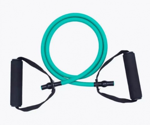 Эспандер для пресса (1 латекс жгут, 1,35 м) зеленый 13 кг 07683