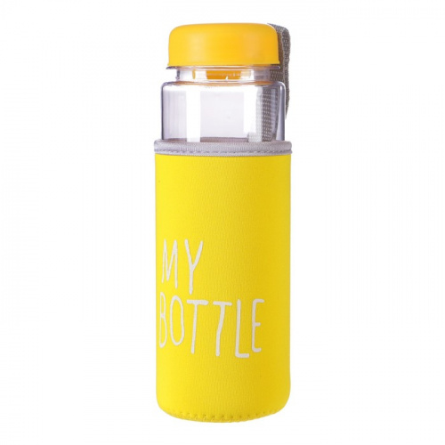 Бутылка для воды 500 мл черный чехол "My bottle" 3516276 фото 8