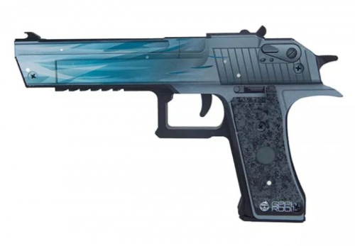 Макет Пистолета с длинным стволом Desert Eagle Стекло дракона Dragon Glass (съемная обойма) 00218  фото 3