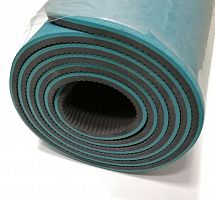 Коврик для йоги 0,6х61х183 см бирюзовый-черный TPE Yoga mat 00756-22