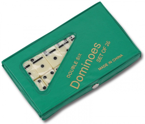 Домино кость 2х4 см упаковка 9,5х15 см 09045 фото 2