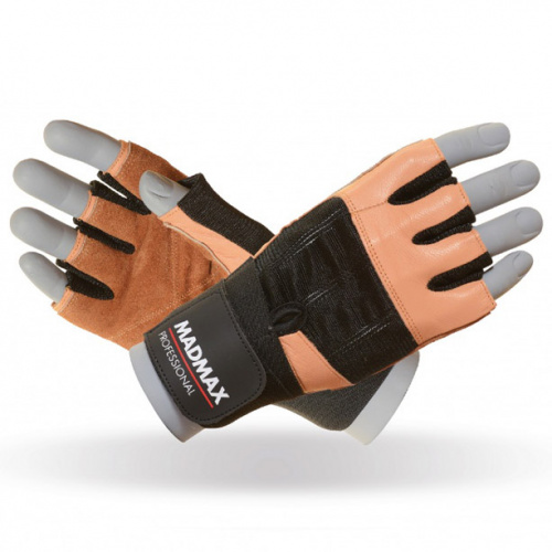 Перчатки мужские XXL Professional MFG269 корич/черный MadMax 997176