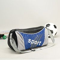 Сумка спортивная черный/синий 552540