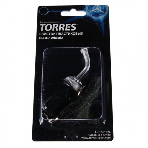 Свисток пластик Torres SS1026 загнутый без шарика 2519010 фото 2