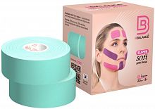 Тейп BBalance мятный 2,5 м х 5 см для лица Super Soft 998164