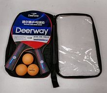 Набор для пинг-понга 2 ракетки + мячи Deerway 995945