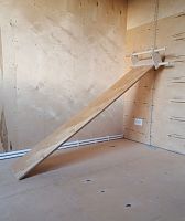 Скамья (доска) для пресса навесная с упорами (аналог Евминова) 30х200 см, толщина 18 мм 997496