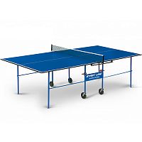 Стол теннисный Start Line Olympic Optima с сеткой синий всепогодный 6023-2 365485