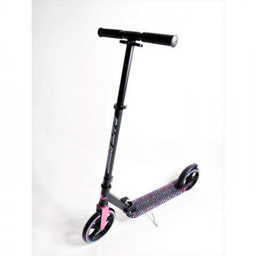 Самокат 200 мм 200 Pink/LOW черно-розовый 32193