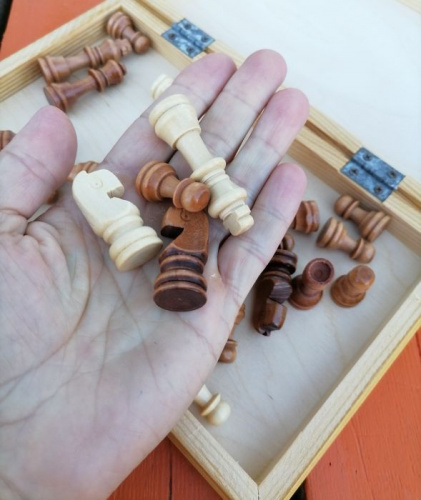 Шахматы походные 25х14,5х3,5 см ШК-22 995901 фото 3 Шахматы походные 25х14,5х3,5 см ШК-22 995901 фото 3