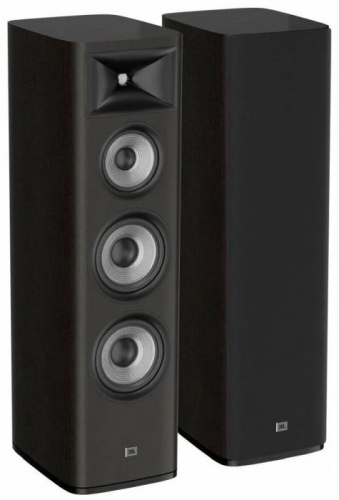 Трёхполосная напольная акустическая система JBL Studio 698 Dark Walnut + комплект проводов