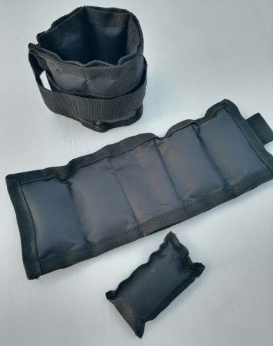 Утяжелители 1 кг х 2 дробь PRO с измен весом 996562 фото 4