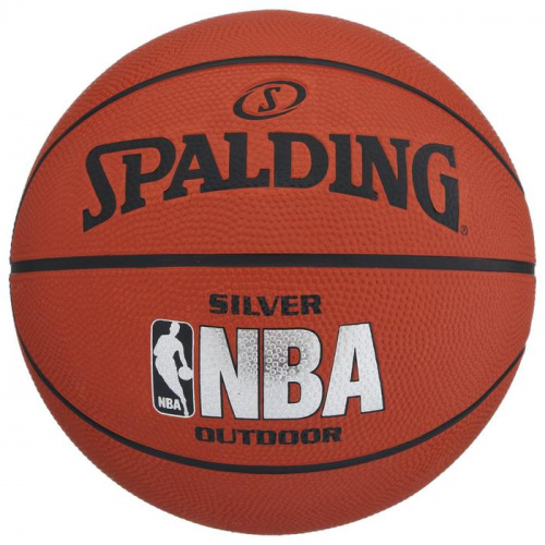 Мяч баскетбольный №5 Spalding NBA Silver 83-014 08097 6904146 фото 2