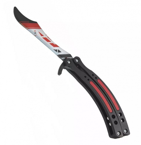 Макет ножа Бабочка фанера V2 6 мм Азимов CS GO 0256 998469 Макет ножа Бабочка фанера V2 6 мм Азимов CS GO 0256 998469