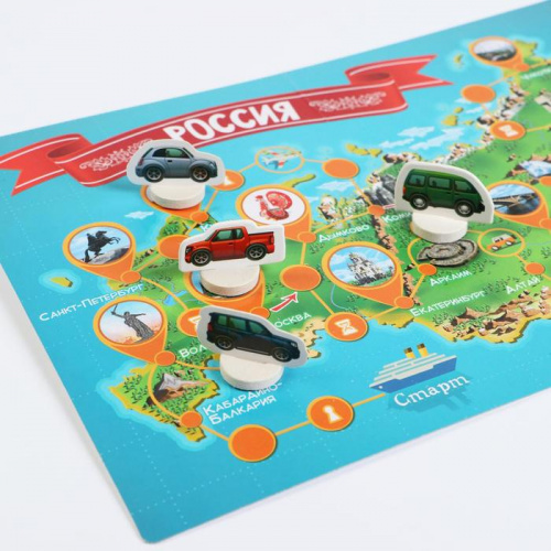 Игра-ходилка "Путешествие по России" 7+ 1055078 фото 5