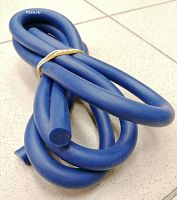 Эспандер (труба цельная латекс) 3 м, 16 мм синий, черный 00486